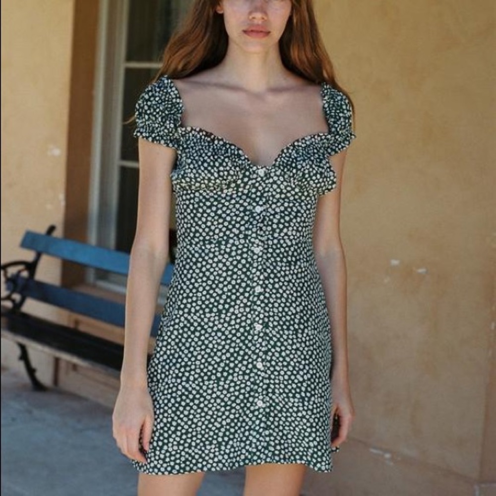 With Jean Isabelle Dress in Green